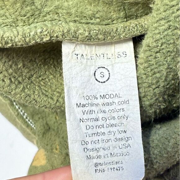 TALENTLESS Heavyweight Sweatpants in Military Green S - Picture 5 of 12